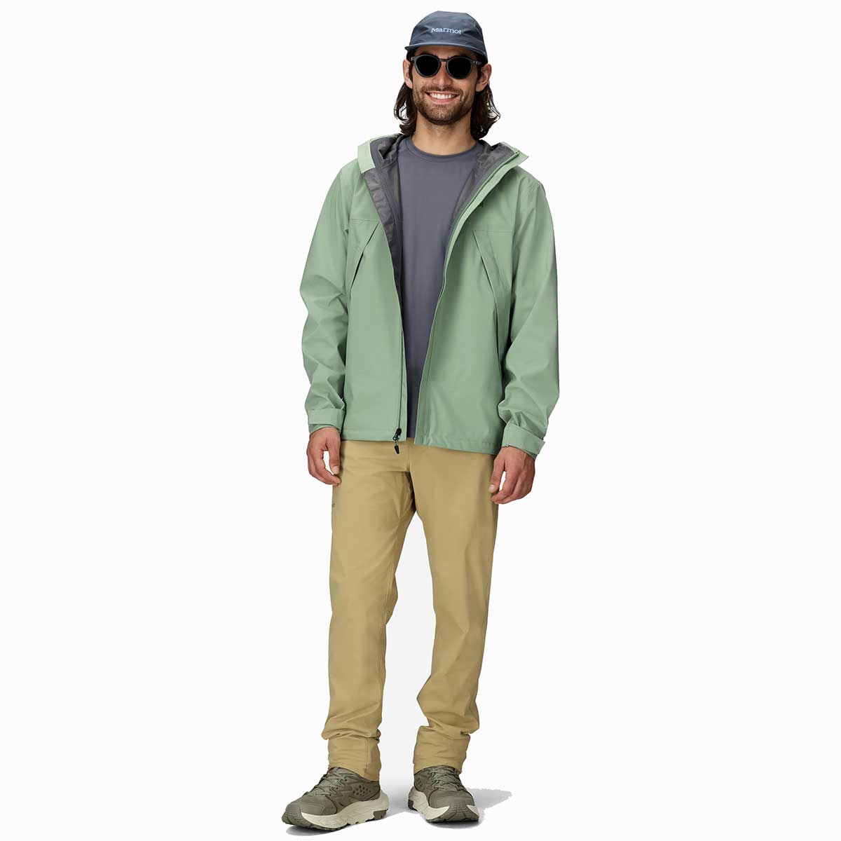 PreCip Eco Pro Jacket Men's in Agate Green